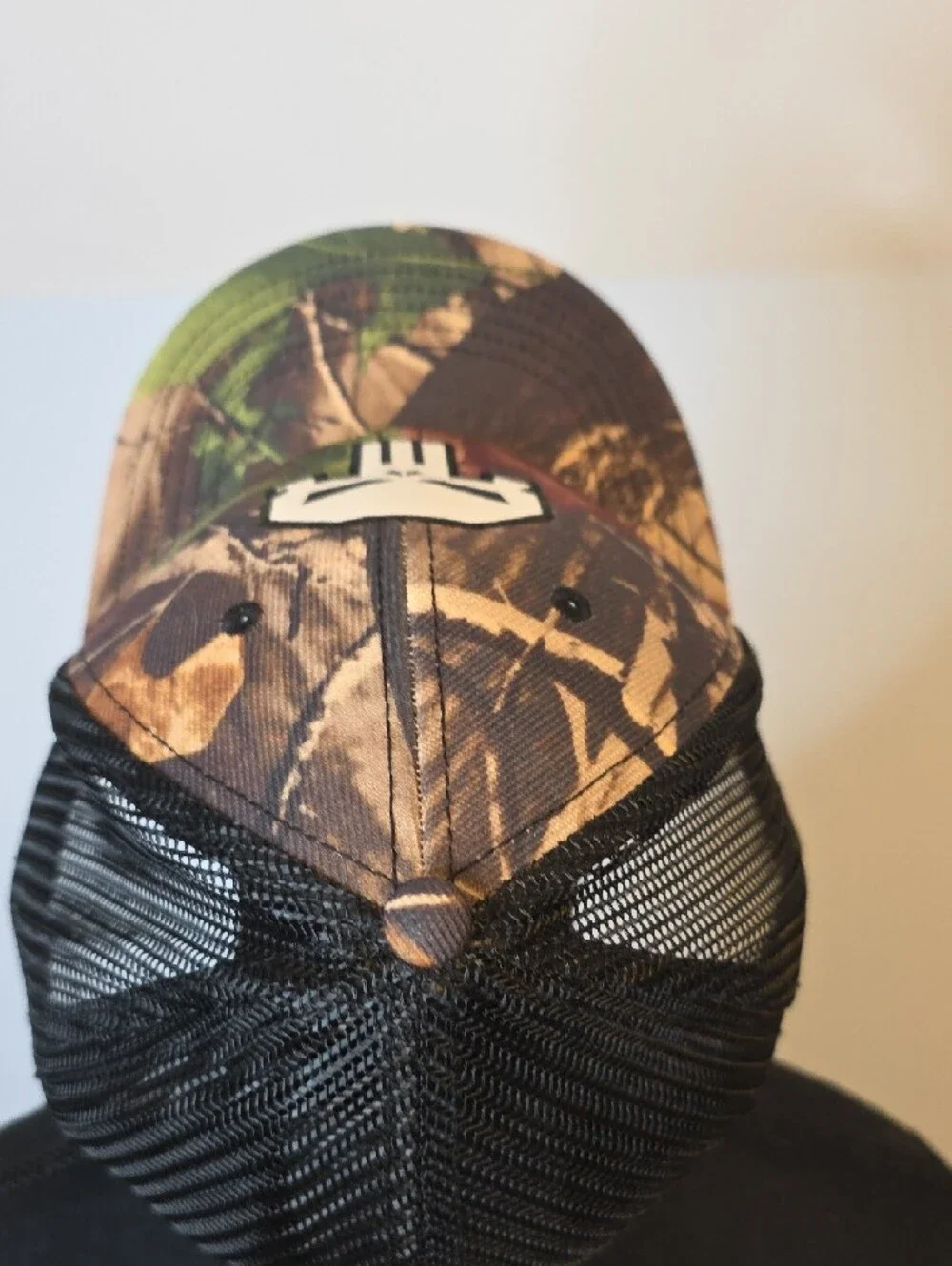 Marvel Punisher Camouflage Trucker Hat with White Skull Patch